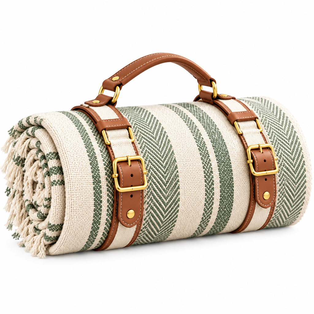 qelvazro™ Picnic Blanket Carry Strap — image 2