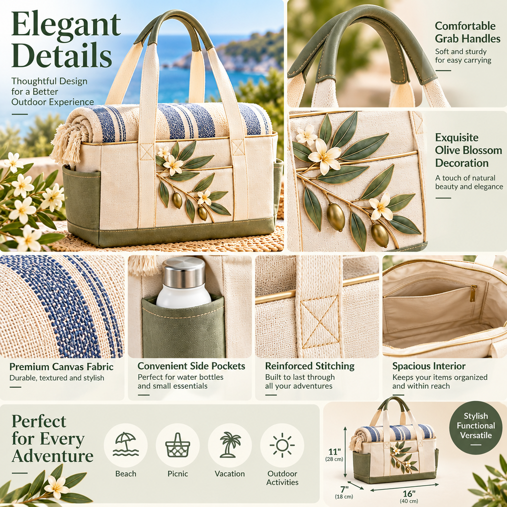 qelvazro™ Outdoor Blanket Tote — image 2