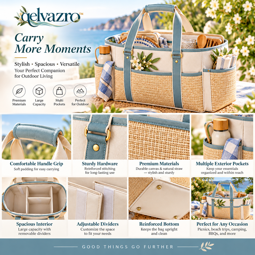 qelvazro™ Picnic Essentials Tote — image 4