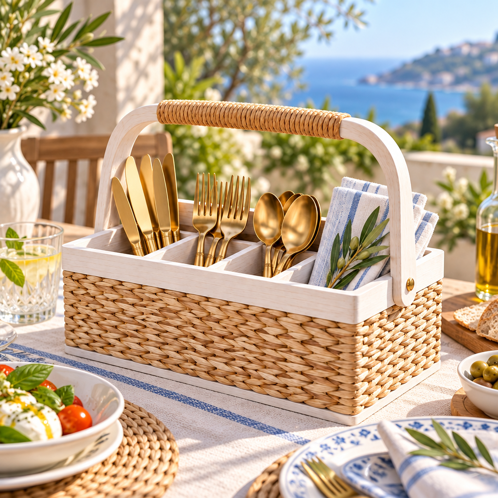 qelvazro™ Picnic Cutlery Caddy — image 5