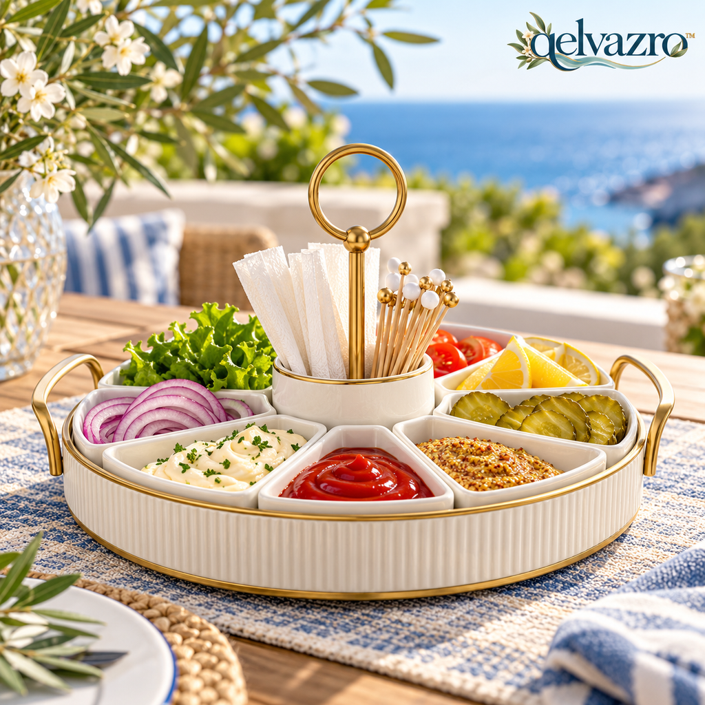 qelvazro™ Condiment Serving Tray — image 1