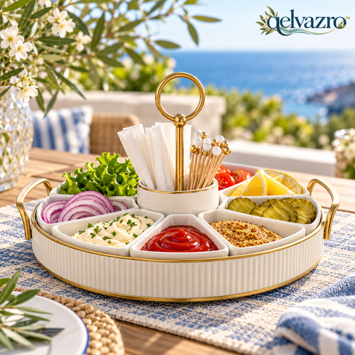 qelvazro™ Condiment Serving Tray — image 1