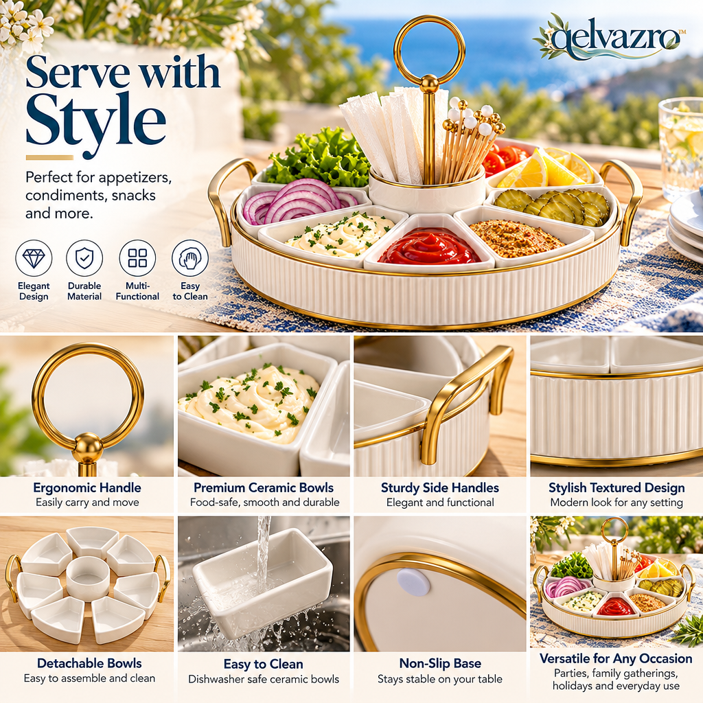qelvazro™ Condiment Serving Tray — image 4
