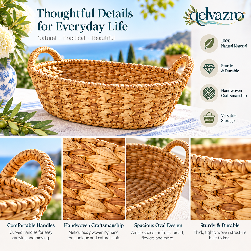 qelvazro™ Woven Serving Basket — image 5
